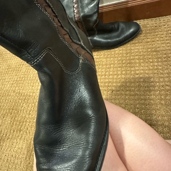 Pikolinos Black and Brown Leather Boots size 7.5/8 - Picture 7 of 9